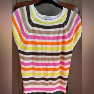 3/$30 NWT Loft Stripped Knit Top